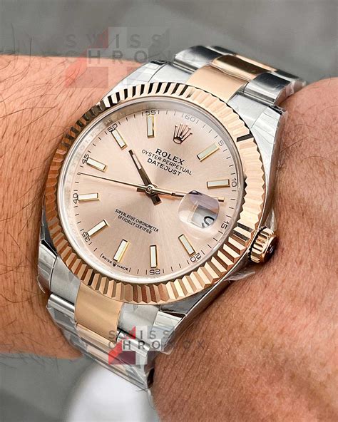 rolex datejust 41 rose gold